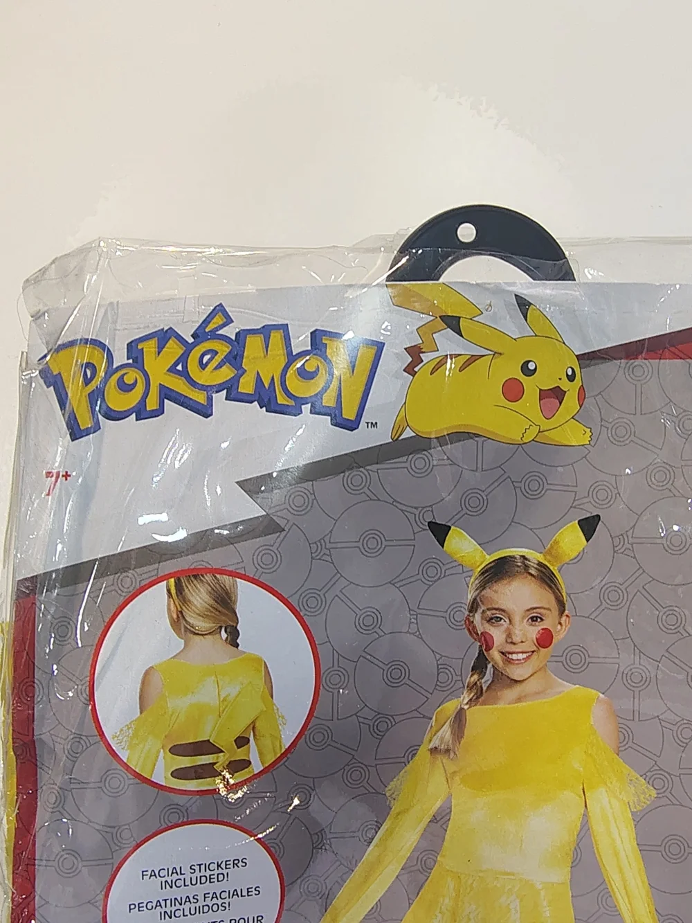 Disguise Yellow Pikachu-Inspired Girls Costume Set with Ear Headband - Picture 7 of 8